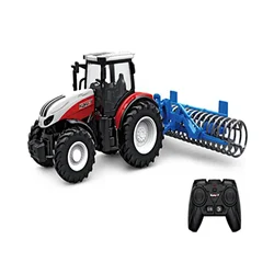 Remote Control Farm Tractor and Trailer Set (Model 5)