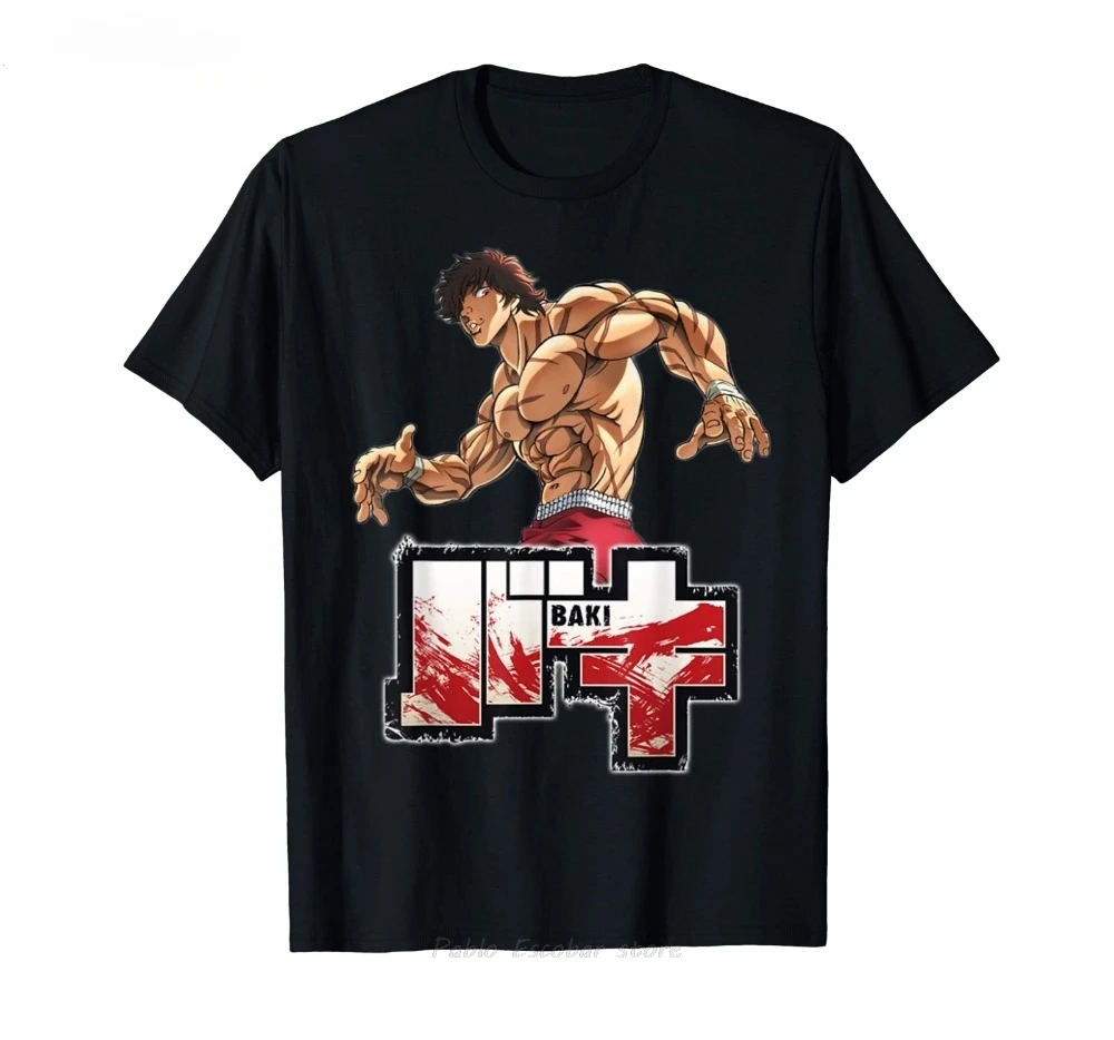 

Baki Hanma Anime Manga Fun novelty print pattern Trend Fashion casual Street summer unisex crew neck short sleeve T-shirt