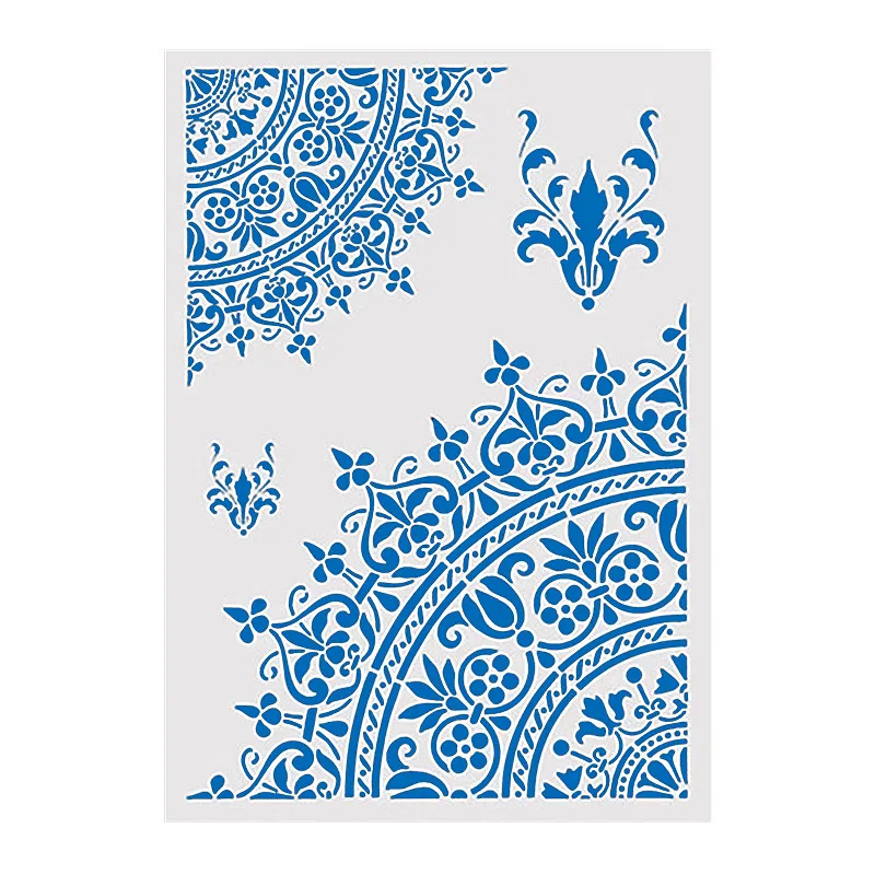 1PC Mandala Pattern Template Stencils For DIY Painting On Wall Wood Fabric Craft Projects