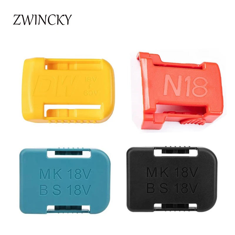 ZWINCKY 5Pcs Battery Storage battery case holder Rack Holder Case for Makita For Bosch dewalt /Milwaukee 18V Devices |