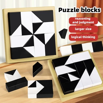 educational hidden building block puzzle toys spatial thinking imagination ability training parent-child interactive game 1