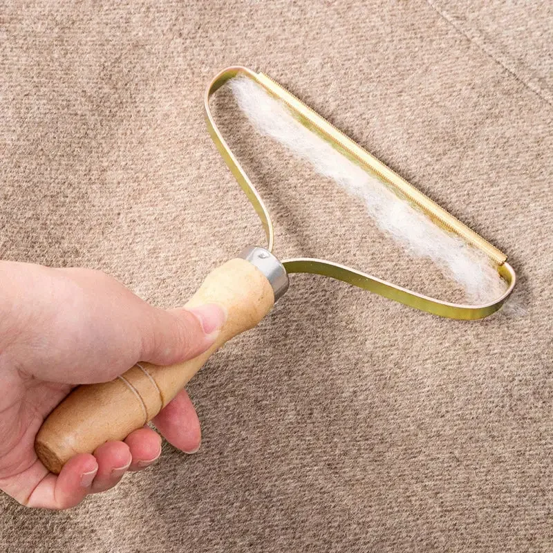 Portable Manual Hair Removal Agent Carpet Wool Coat Clothes Shaver Brush Tool Coat Double Sided Hair Removal Ball Knitting Tool 2