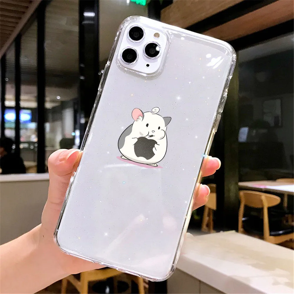 Interactive Funny Mouse Shark Clear Soft Phone Case Cover