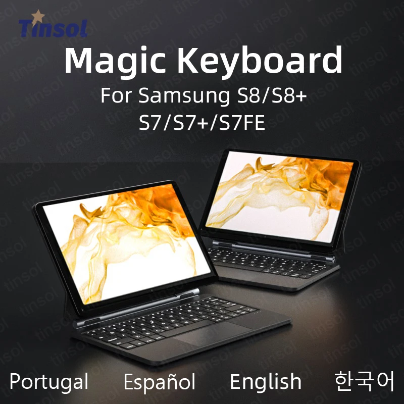 BacklightMagicKeyboardforSamsungGalaxyTabS7PlusS8S7FE124