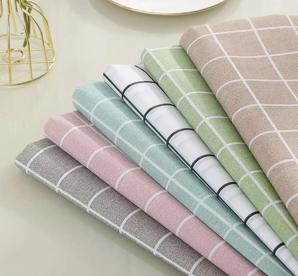 Plastic Colorful Nordic Style Sub-print Waterproof And Oil-proof Washable Anti-scalding Thickened Rectangular