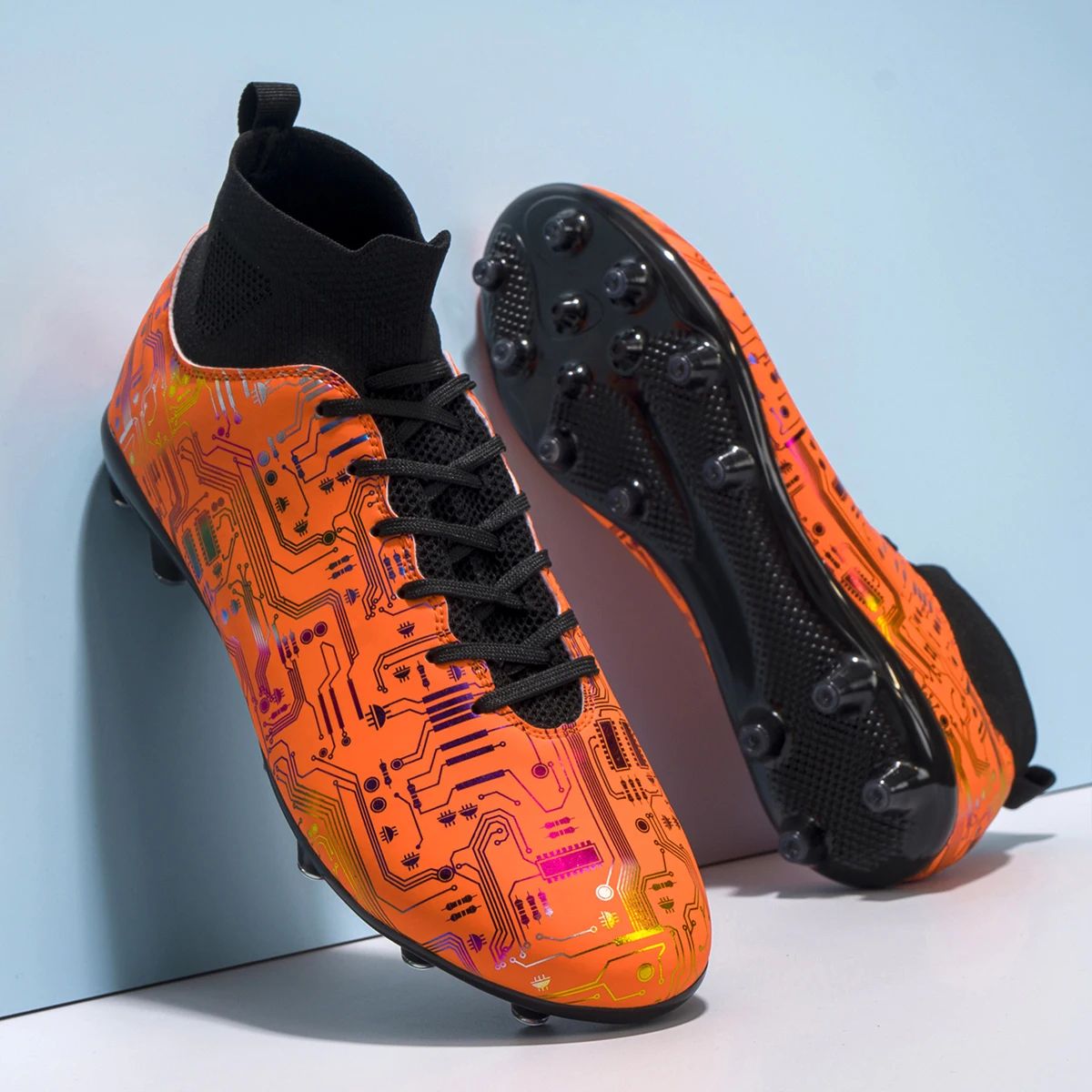 Description Picture 4 of itemOriginal Men's Society Football Boot Big Size Field Training TF/FG Fast Soccer Tennis Teen Training Soccer Shoes for Men