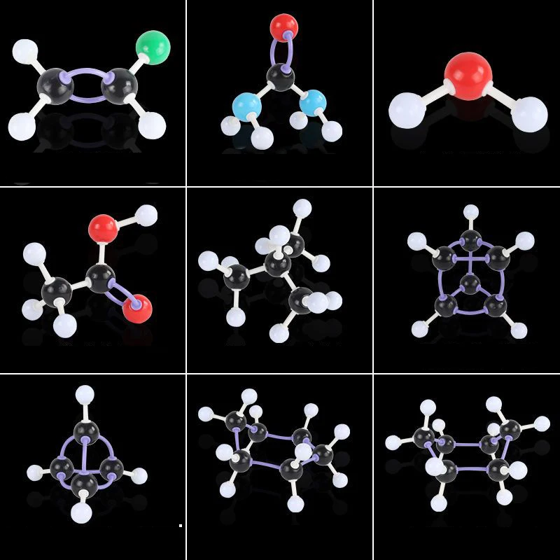 Molecular Structure Model of Organic Inorganic Chemistry Ball and Stick Proportional Model Simulation of Chemical Teaching Equip