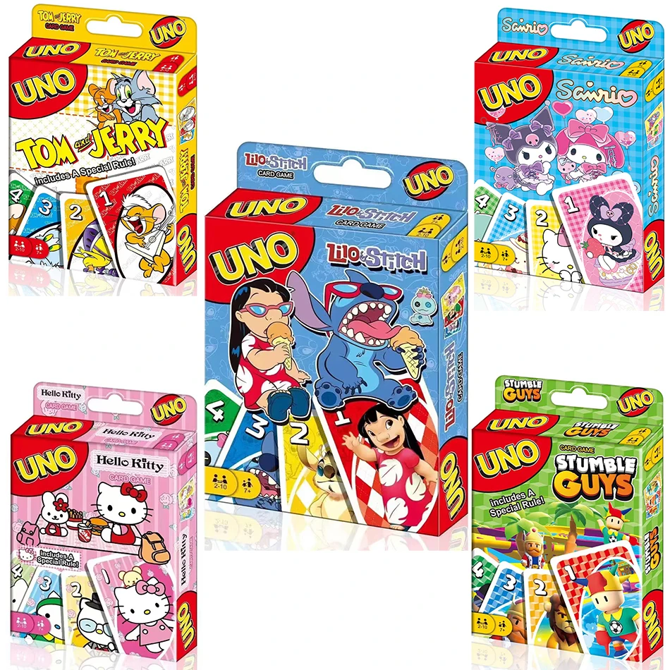 

ONE FLIP! uno tom and jerry Board Games Playing Card UNO No mercy Card Christmas Table Game for Children Adults Kid Birthday Gif