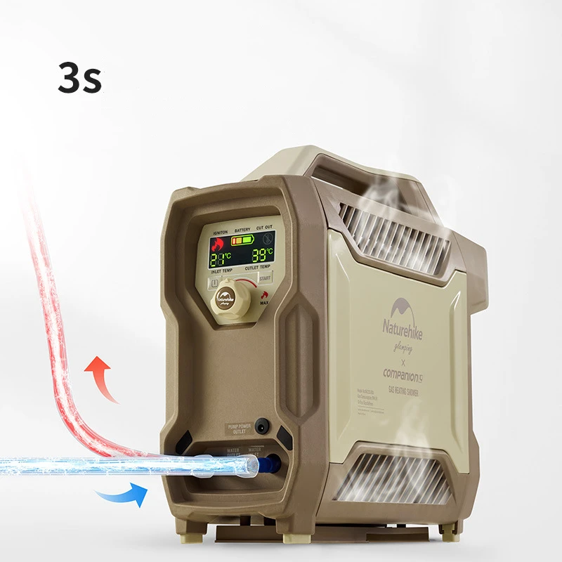 Naturehike Outdoor Gas Heated Electric Shower | Outdoor Gas Hot Shower  Naturehike - Outdoor Tools - Aliexpress