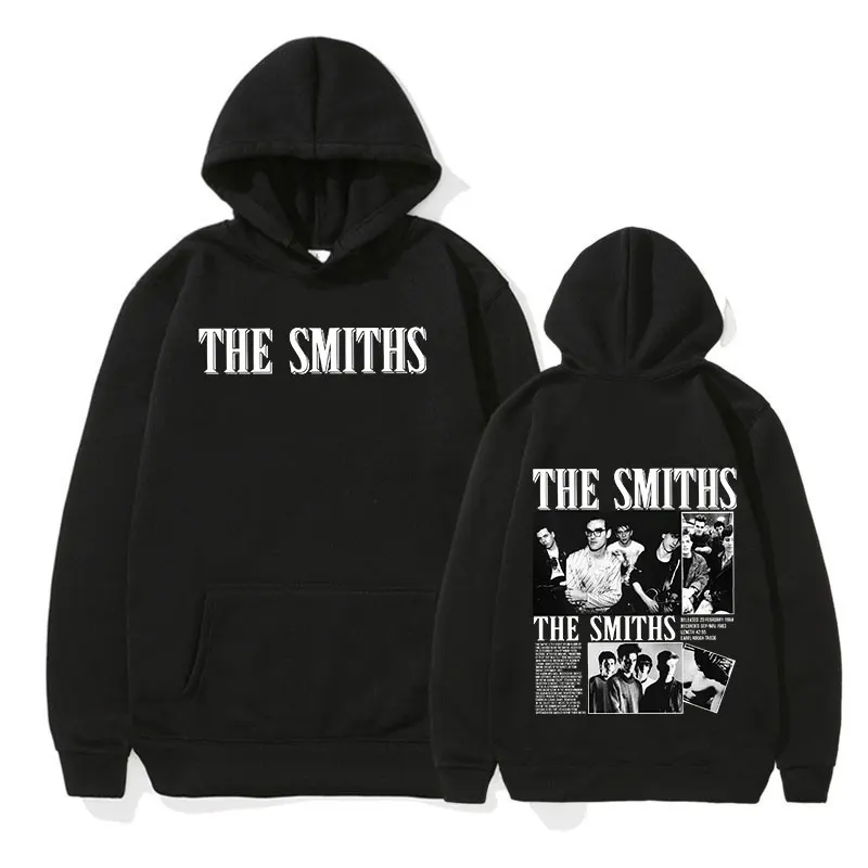 Anni '90 Rock Band The Smiths Felpa Con Cappuccio Hip Hop Morrissey Meat Is Assassine Music Album Felpa Abbigliamento Uomo Pullover Oversize Con Cappu