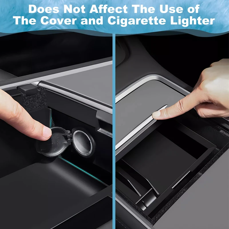 Console Armrest Storage Box Central Storage Armrest Cup Holder Box Car Interior Accessories For Tesla Model 3/Y 2021 2022 2023