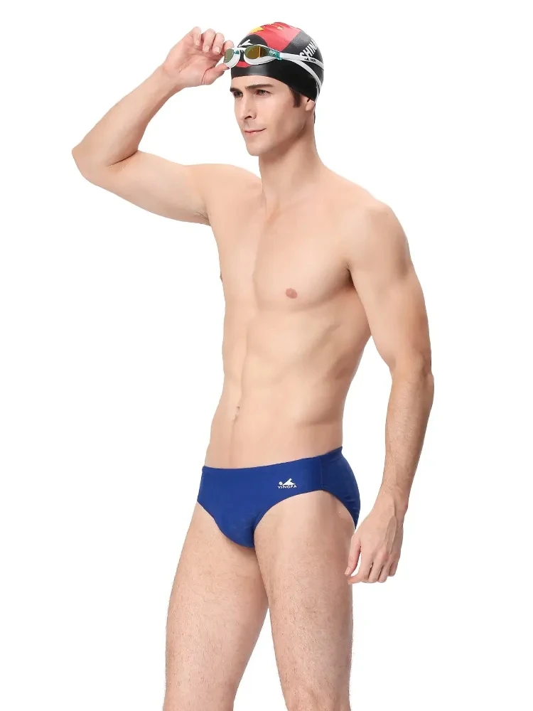 Yingfa Men Swimming Trunks men swimming trunks Sharkskin Professional Competitive Beach Shorts Racing Quick-Drying Anti-Chlorine Competitive Swimwear