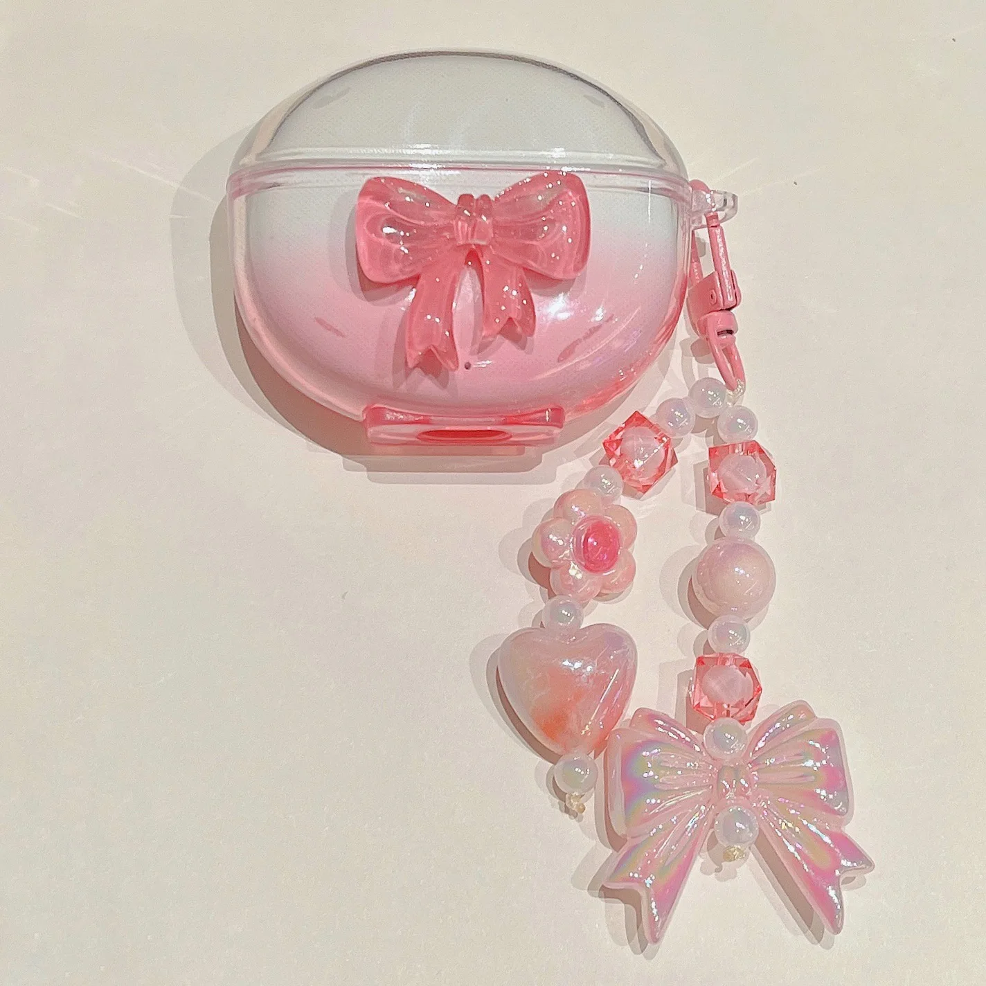 Cartoon Headphone Case with Keyring - Soft TPU Protective Cover