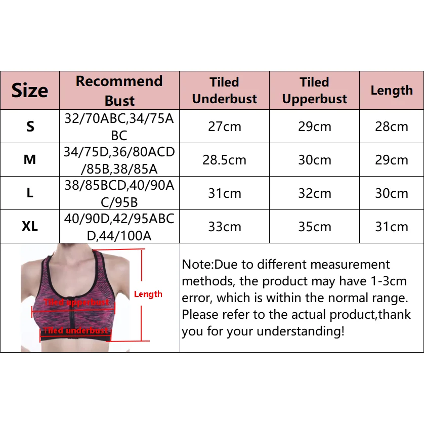 Women Sports Bra Front Zipper Sports Bra Breathable Shock-proof Underwear High Impact Yoga Bra Running Vest Fitness Workout Tops Best Sellers In Sports & Entertainment