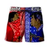 New 3D Printing Blood Gang Bandana Fashion Men Women Tracksuits Crewneck Hip Hop Shorts Plus Size S-7XL Four Seasons Casual 1