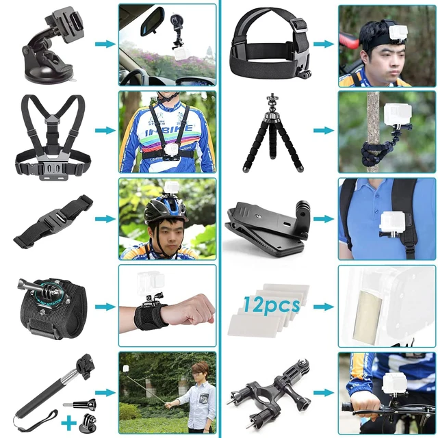 50-in-1 Action Camera Accessory Kit 5