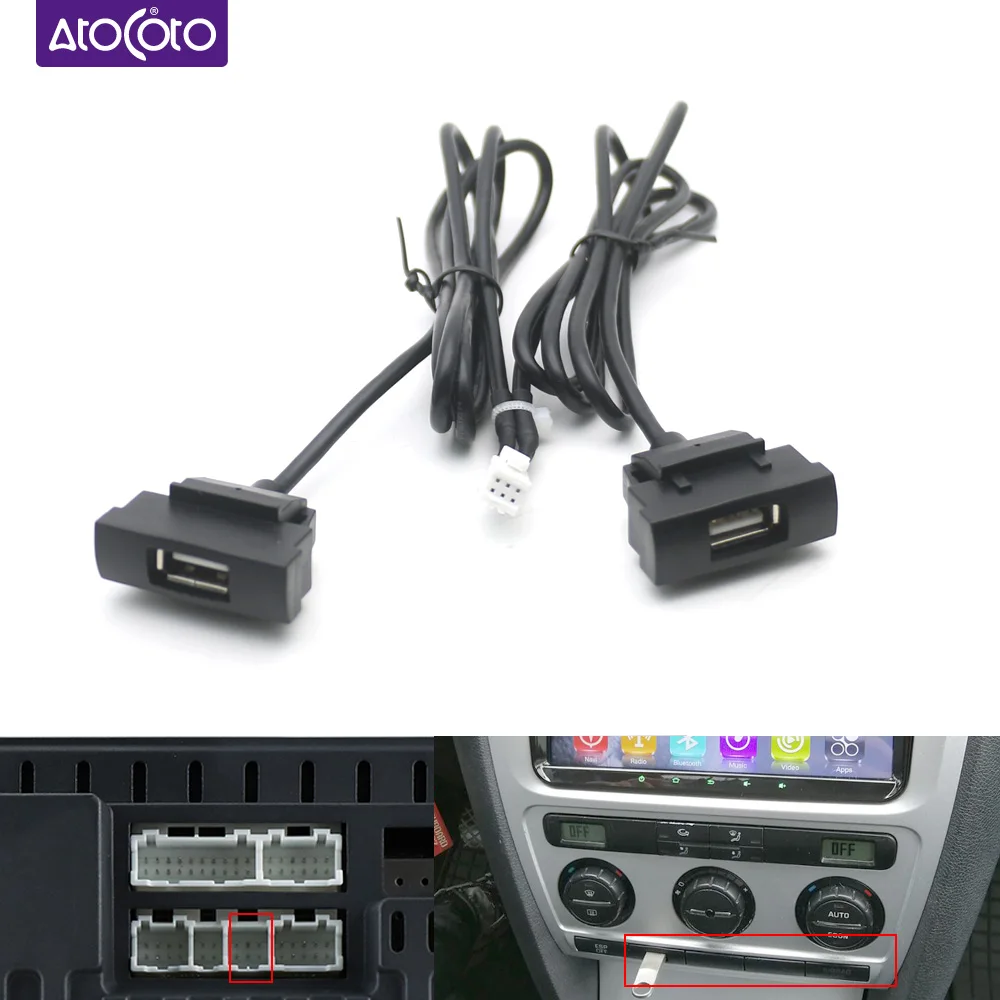 Adaptadores De Cable Extensión USB Para Coche