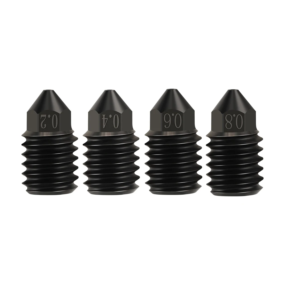 Bambulab CHT 깍지 경화 강철 클론 고유량 깍지, Bambu Lab x1c p1p 업그레이드 핫엔드 3D 프린터용, 1 개, 2 개, 3 개