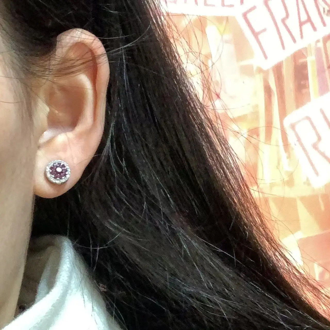 Natural Garnet 925 Sterling Silver Stud Earrings for women Jewelry Gift Prevent allergy gem jewelry Genuine Red Stone