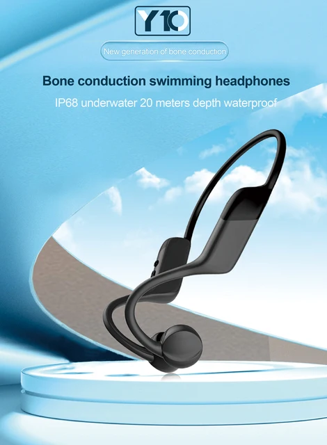 Reproductor de música MP3, auriculares de oreja abierta, auriculares  inalámbricos de conducción de aire con memoria integrada de 32G,  reproductor MP3 para seguridad deportiva - AliExpress