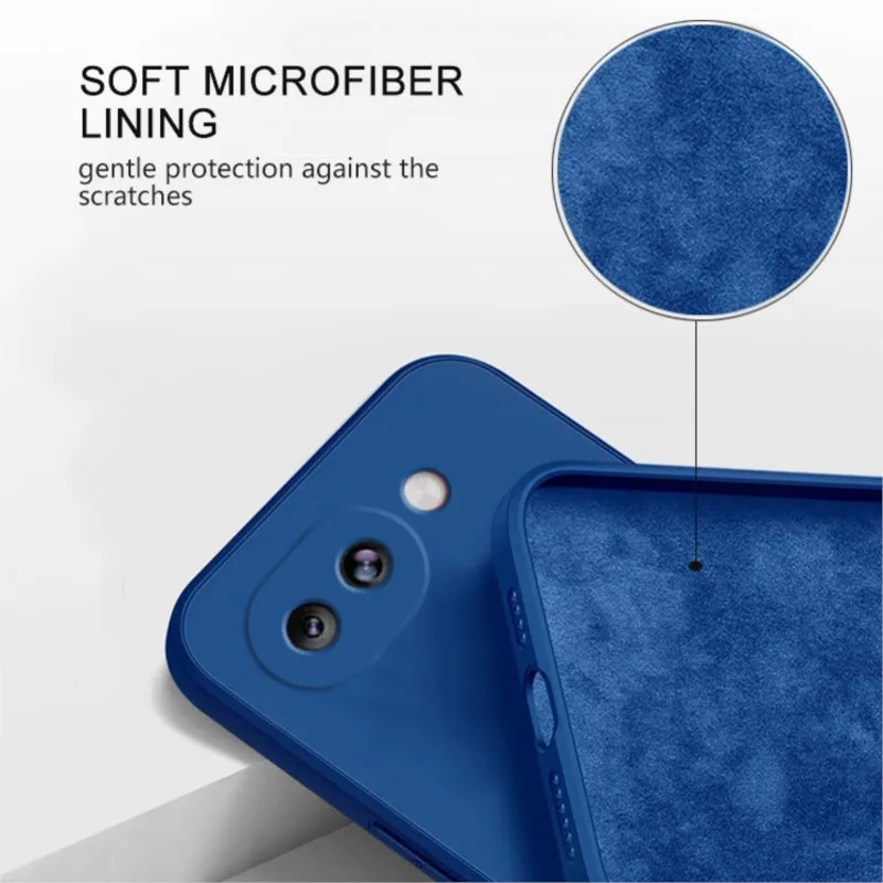 Liquid Silicone Shockproof Phone Case - TPU Protective Cover, Enhanced Durability