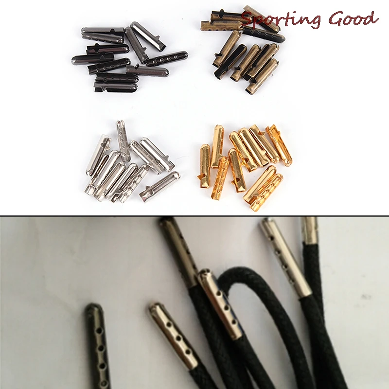 

High Quality Metal Aglets DIY Shoelaces Repair Shoe Lace Tips Replacement Head Outdoor Tool