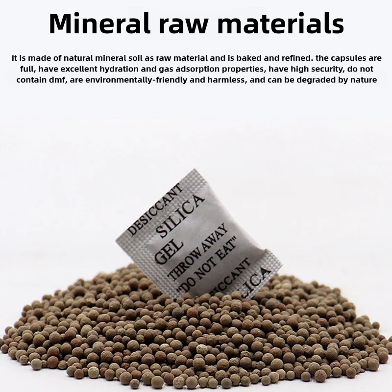 1/3/5/10g Active Mineral Desiccant Industrial Shoes Hardware Leather Bags Industrial Moisture-proof Agent Manufacturers 5