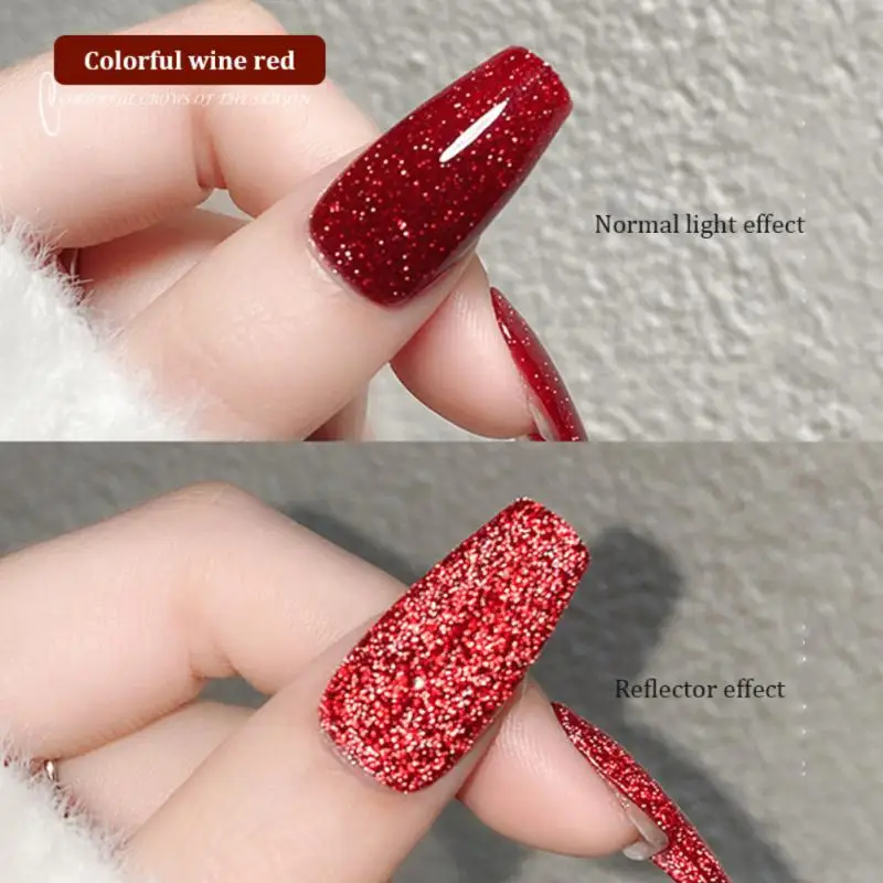 10ml Holographic Chunky Glitter Nail Sequins Red Valentines Day Design Gel  Polish Manicure Nail Art Decor Mixed Hexagon Spangles - AliExpress