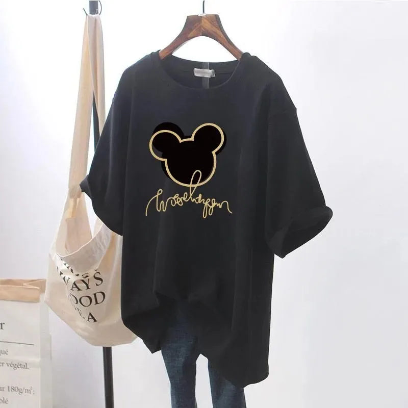 Summer Maternity Short Sleeve Loose Nursing T-shirt Fashion Print Maternal Woman Breastfeeding Clothes Lactation Tees Pregnancy