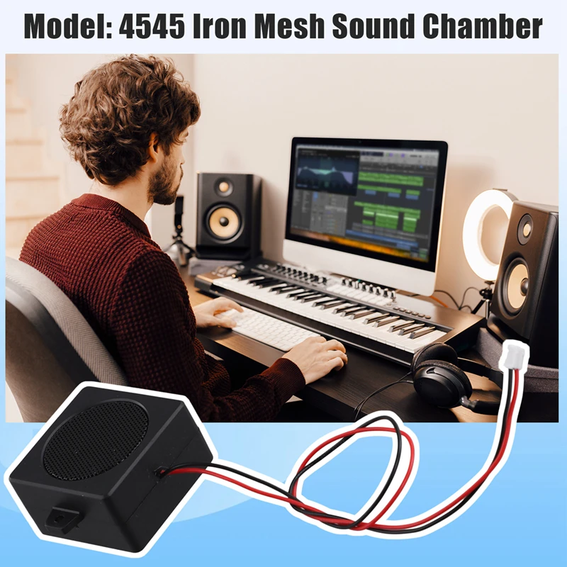 2Pcs 5W 4&Omega; Speaker High Power Tweeter Cavity Bass Full Range Speaker Cavity Mini Portable Utility