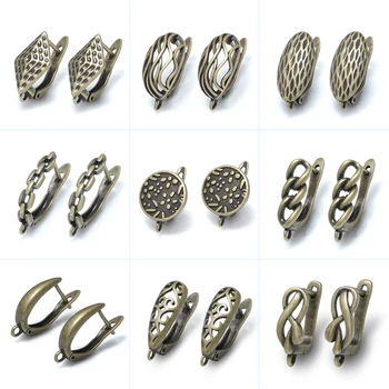 Hypoallergenic Fish Hooks Earrings - 120 PCS/60 Pairs White Gold Plated Ear  Wires Fish Hooks for Jewelry Making, Jewelry Findings Parts with 120 PCS  Rubber Earring Backs Stopper for DIY Earrings 