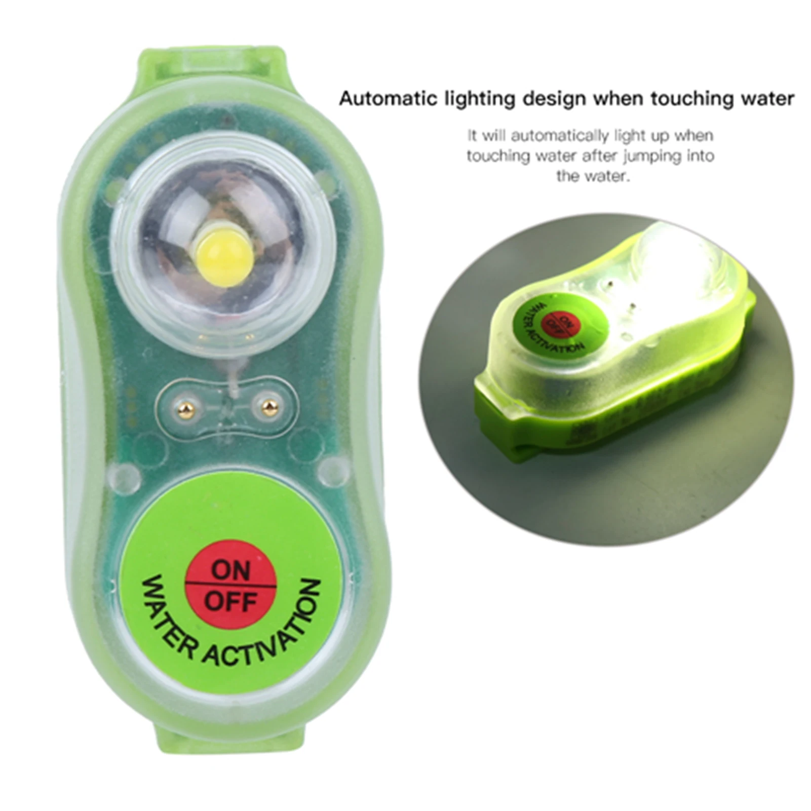 Life Jacket Light LED Lithium Seawater Self-Lighting JHYD-I 30g Plastic Life-saving Adult Children Outdoor For Life Vest