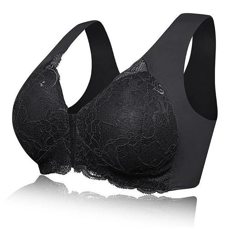 Sports Bras For Women Unwired Bras Wireless S-6XL Plus Size Sexy Backless  Push Up Seamless Mesh Top Bra Without Bones Frame Bras