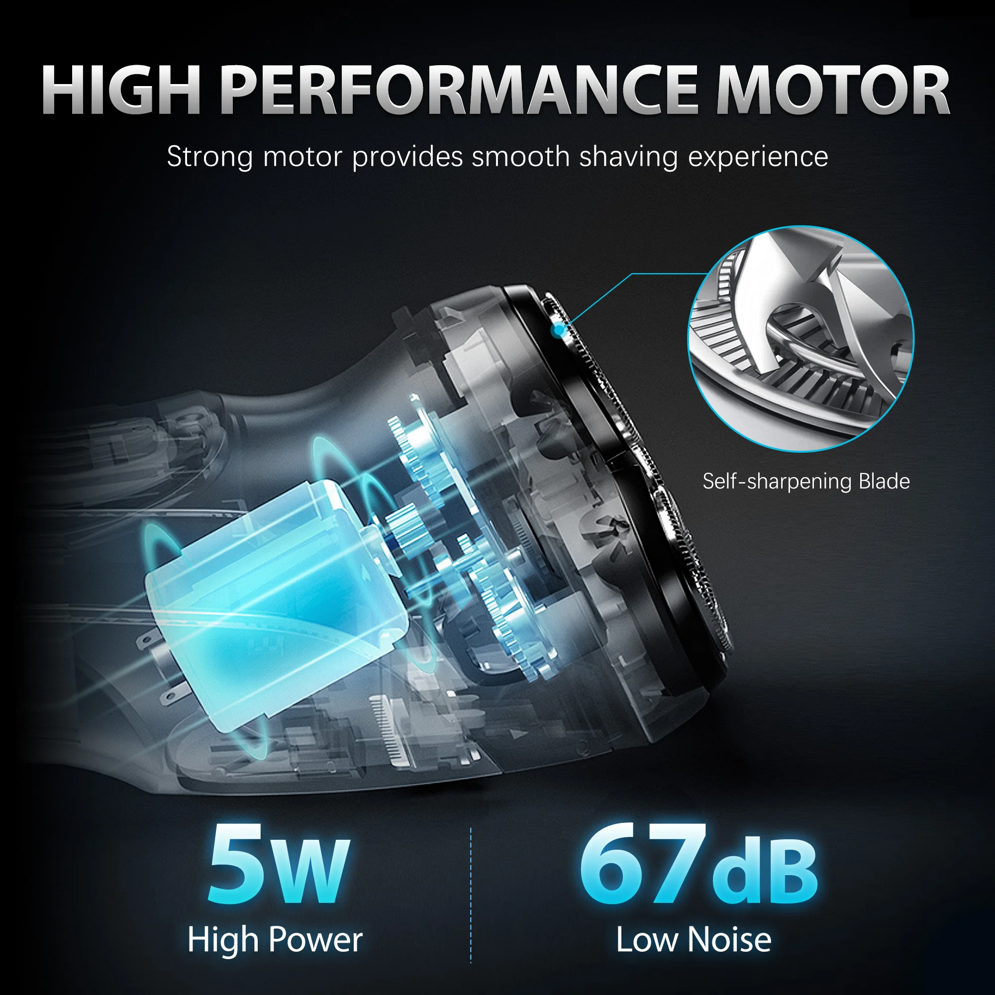 SEJOY Shaver Men USB Electric Shaver Powerful Beard Electric Razor Rechargeable WaterproofShaving Machine 4