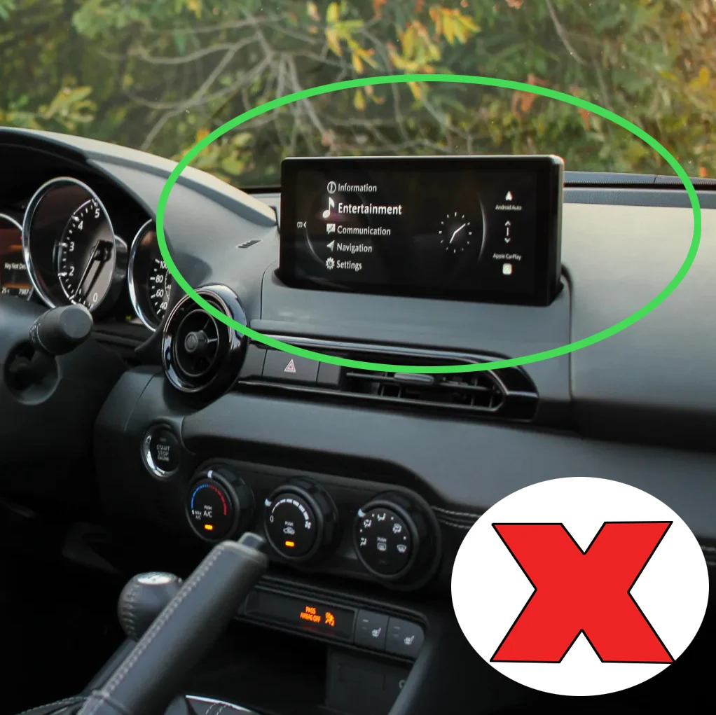 JIAYITIAN Fish Eye Camera For Mazda MX5 RF Roadster ND mx-5 2015~2023 Backup Parking Reversing Camera Work with Mazda Connect — view 6