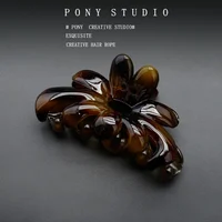 Faionable Large Medium Size Hair Claw Clip Women's Hair Accories Bath Hair Claw Hairpins Simple Sli Hair Accories