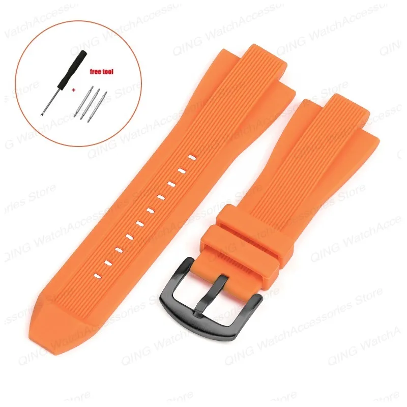 Premium Silicone Strap SoftWatch Band - Elegant Wristband Accessory in 29mmx13mm