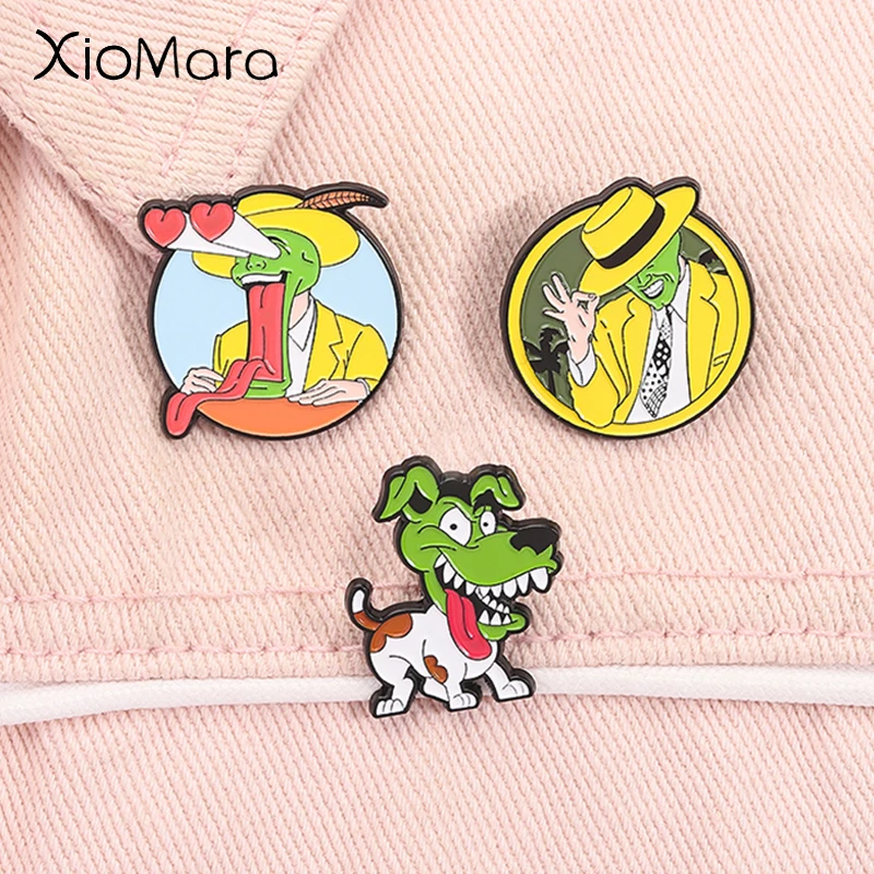 دبابيس/زينة مطاطية مستوحاة من فيلم القناع (The Mas...