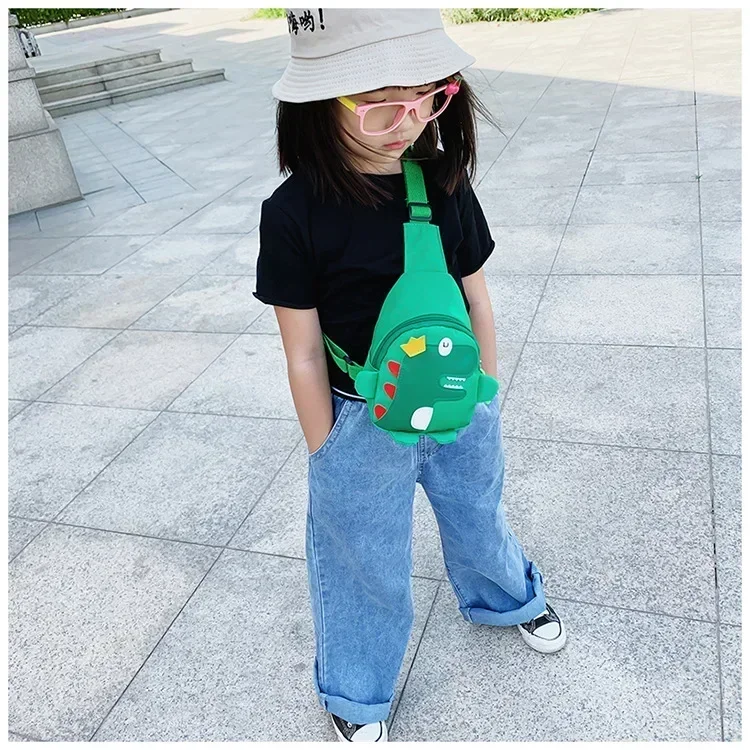 Cartoon Dinosaur Backpack Boys Girls Crossbody Bag Mini Cross Toddler Backpack
