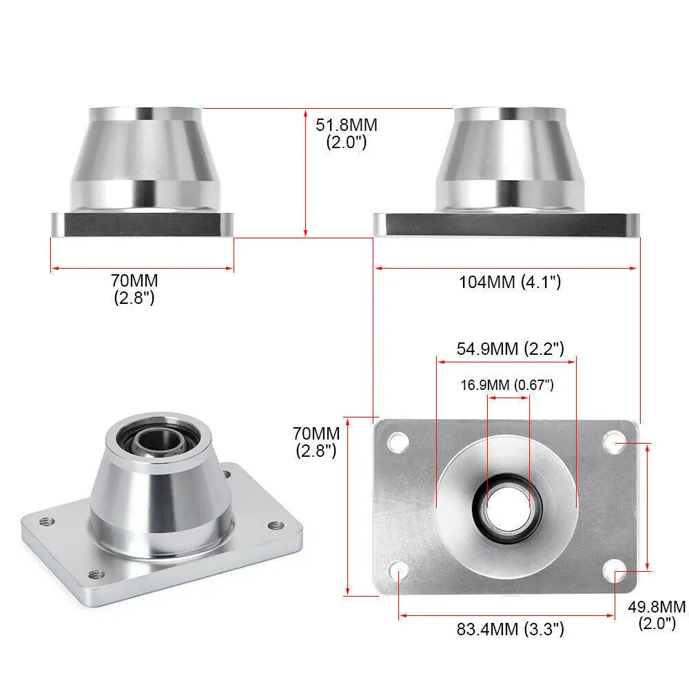 Turret Type Billet Short Throw Quick Shifter Box Base For Peugeot 206 306 GTI D Turbo HDI Citroen Xsar short shifter lever