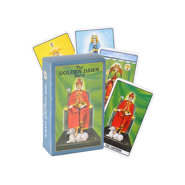 New Mysterious Tarot Card English BoardMultiplayer Party Activities  Game Divination Gifts Family Gathering Essential Card Game Golden Dawn