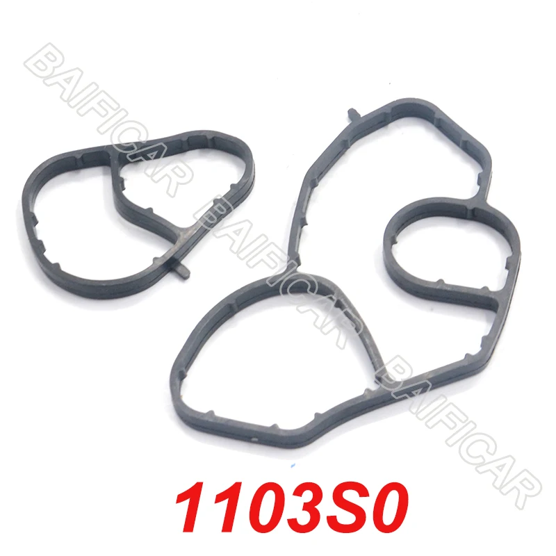 Oil Filter Housing Cooler Gasket Kit 1103S0 1103K2 car oil filter car filter For Peugeot 206 207 307 308 Partner Citroen C2 C3 C4 1.4 1.6 HDI