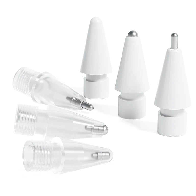 

Pen Tip Suitable For 1St/2Nd Generation Apple Pencil Precise Control, Durable, Multi-Purpose Scenarios - 6 Pack Easy Install