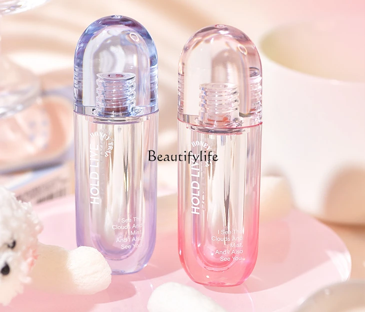 

Light Bare Water Mist Lip Lacquer Long-Lasting No Stain on Cup Matte Lipstick Velvet Lip Dew Matte Surface White Female