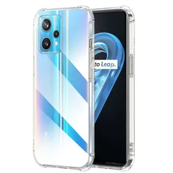 Crystal Clear Protective Silicone Phone Case with Enhanced Airbag Cushioning for Realme 9 4G (Clear)