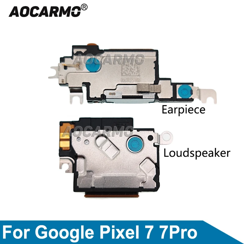 

Aocarmo Top Earpiece Ear Speaker Bottom Loudspeaker Buzzer Ringer Flex Cable Replacement Parts For Google Pixel 7Pro 7 Pro