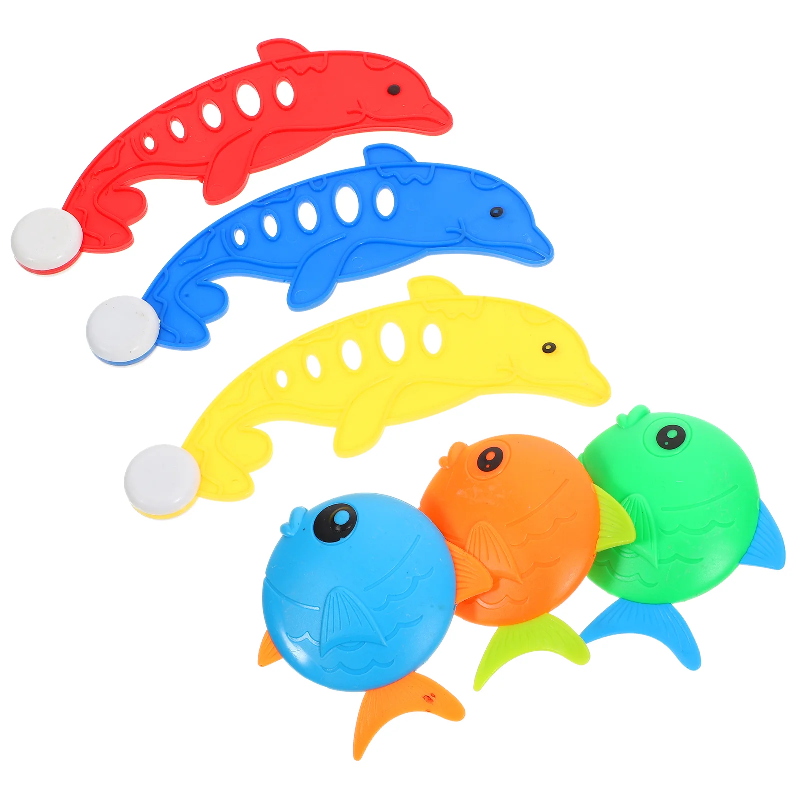 

6 Pcs Children's Diving Toys Pool Fish Kids Diamond Summer Plastic for Ages 8-12