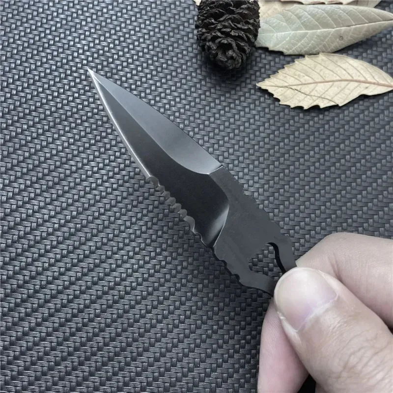 Knife SOCP Point BM 176 Kydex Sheath Half Serrated Blade Bushcraft Mini Pocket Survival Camping EDC Tool