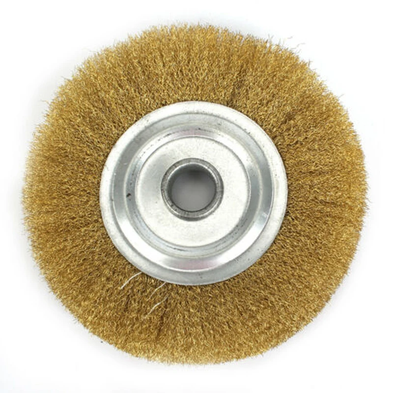 Koper draadborstel wiel | 125x16mm Koper draadborstel wiel | 125x16mm