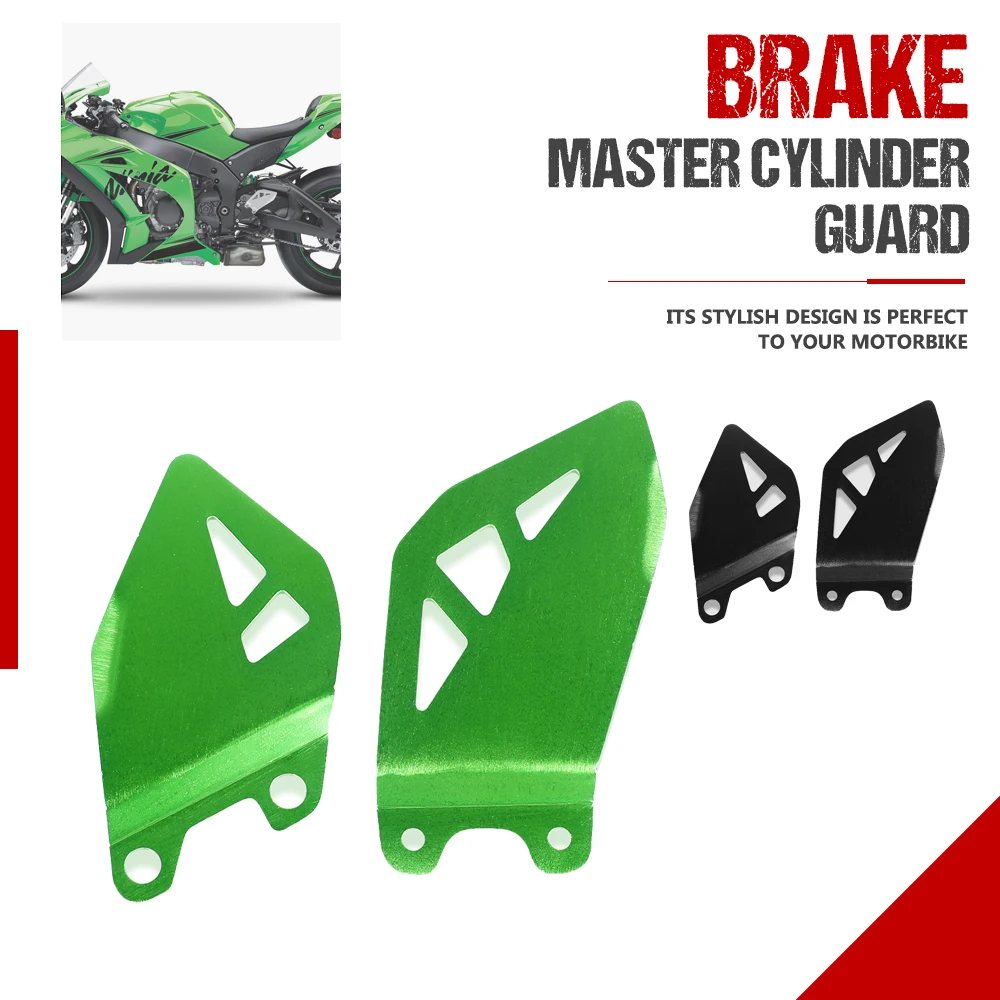 

For KAWASAKI NINJA ZX10R ZX10RR 2011-2020 ZX-10R ZX-10RR Motorcycle Accessories FootPeg Footrest Heel Plates Guard Protector